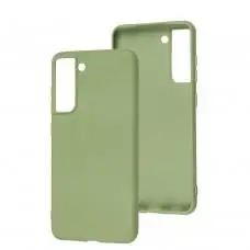 Чехол для Samsung Galaxy S21 FE (G990) Candy фисташковый