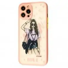 Чехол для iPhone 12 Pro Max Wave Cartoon mood love