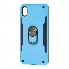 Чехол для Xiaomi Redmi 7A SG Ring с кольцом голубой