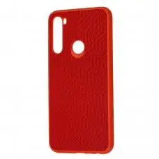 Чохол для Xiaomi Redmi Note 8 Carbon New червоний