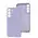Чехол для Samsung Galaxy S21 FE (G990) Wave camera colorful light purple