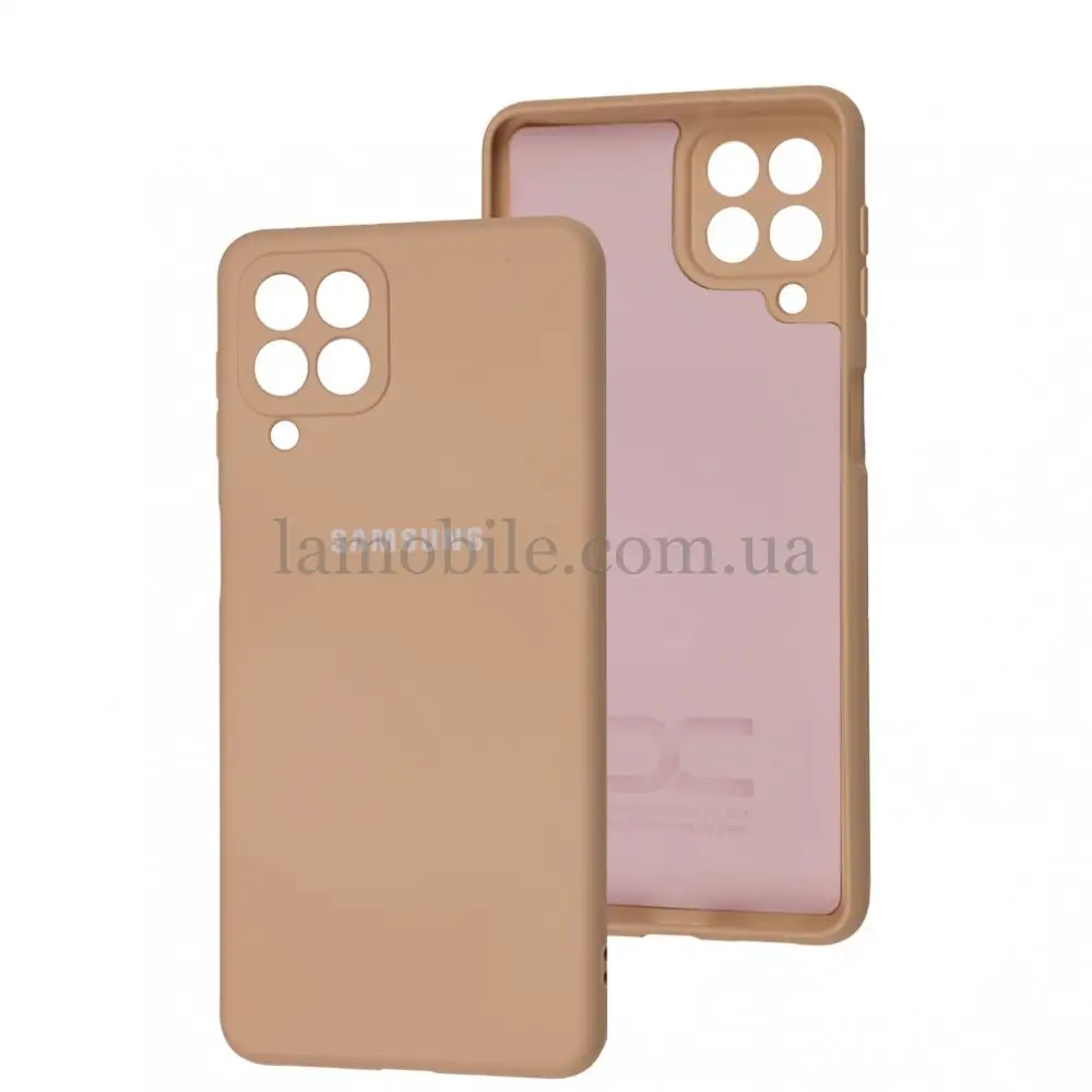Чохол для Samsung Galaxy M53 (M536) Full camera пудра