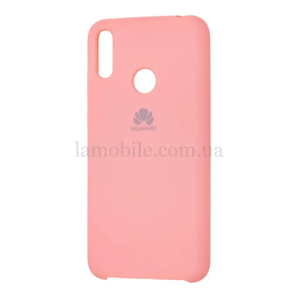 Чохол для Huawei Y7 2019 Silky Soft Touch "світло-рожевий"