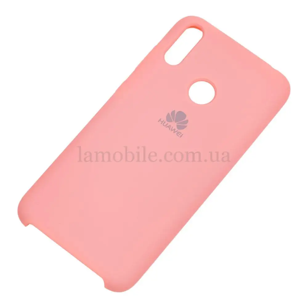 Чохол для Huawei Y7 2019 Silky Soft Touch "світло-рожевий"
