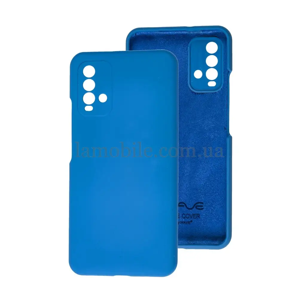 Чехол для Xiaomi Redmi 9T Wave Full camera blue