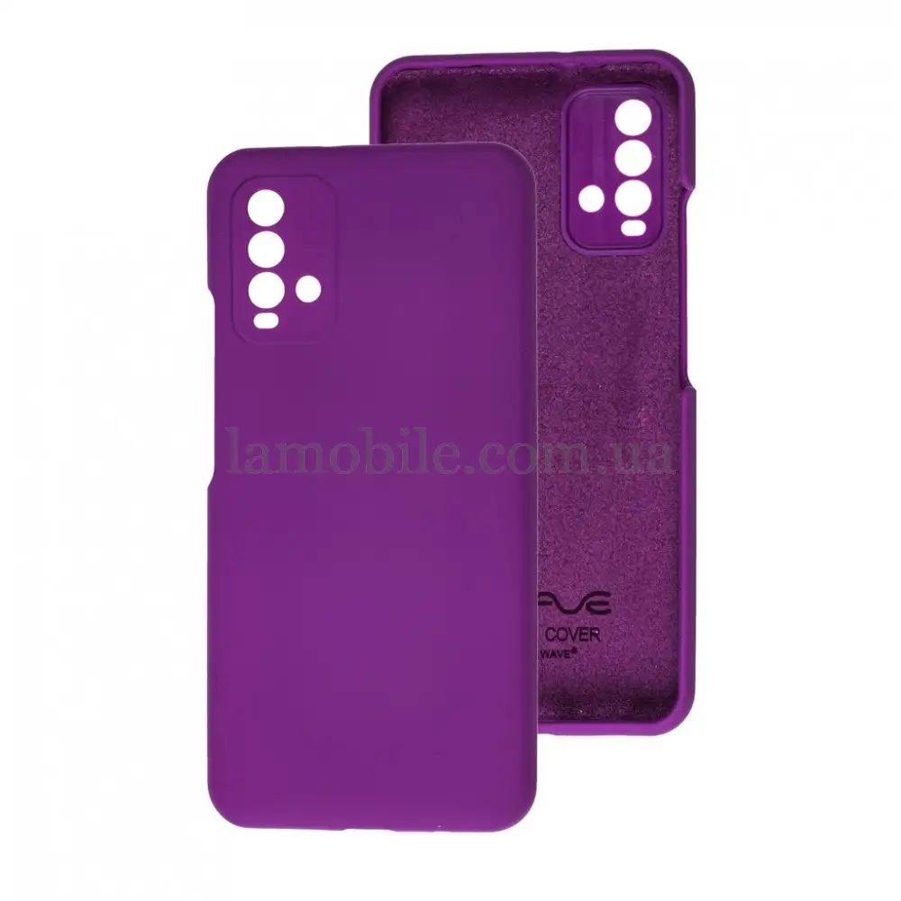 Чехол для Xiaomi Redmi 9T Wave Full camera purple