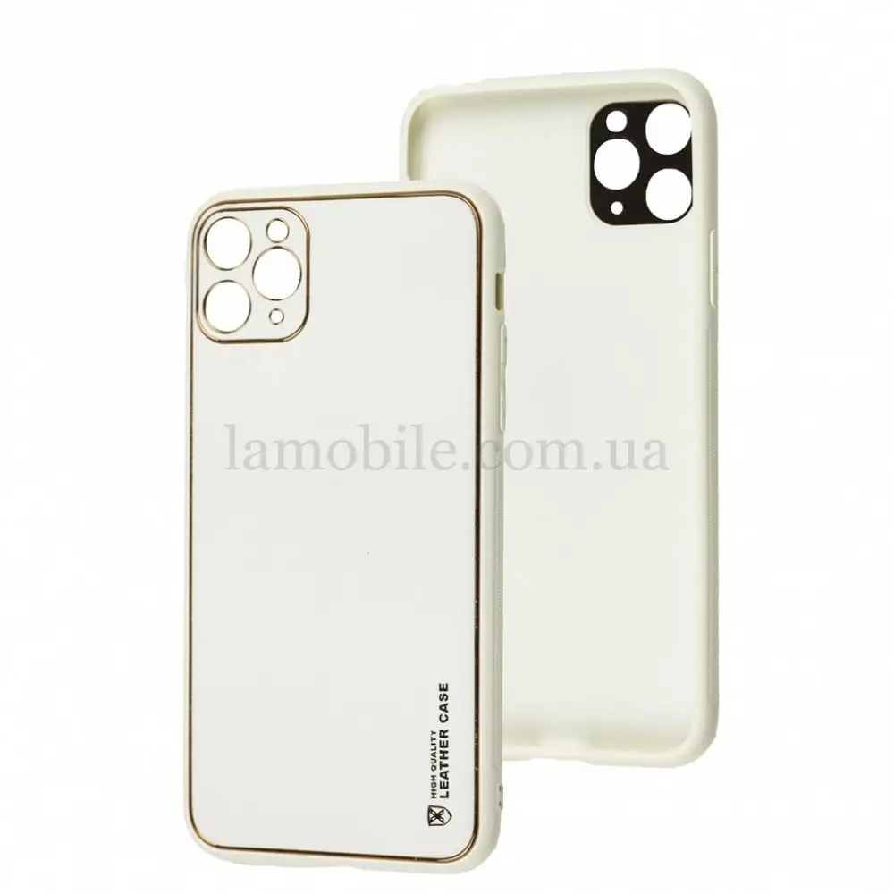 Чехол для iPhone 11 Pro Max Leather Xshield white