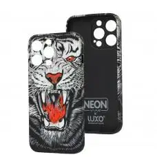 Чохол для iPhone 13 Pro WAVE neon x luxo Wild tiger