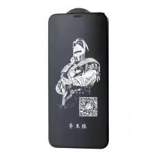 Захисне скло 5D для iPhone X/Xs/11Pro King Fire чорне (OEM)