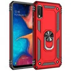 Чохол для Samsung Galaxy A02 (A022) Serge Ring ударостійкий червоний