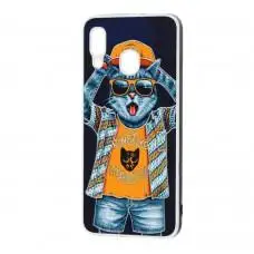 Чехол для Samsung Galaxy A10s (A107) Fashion mix кот