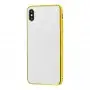Чохол для iPhone Xs Max glass дзеркало "золотистий"
