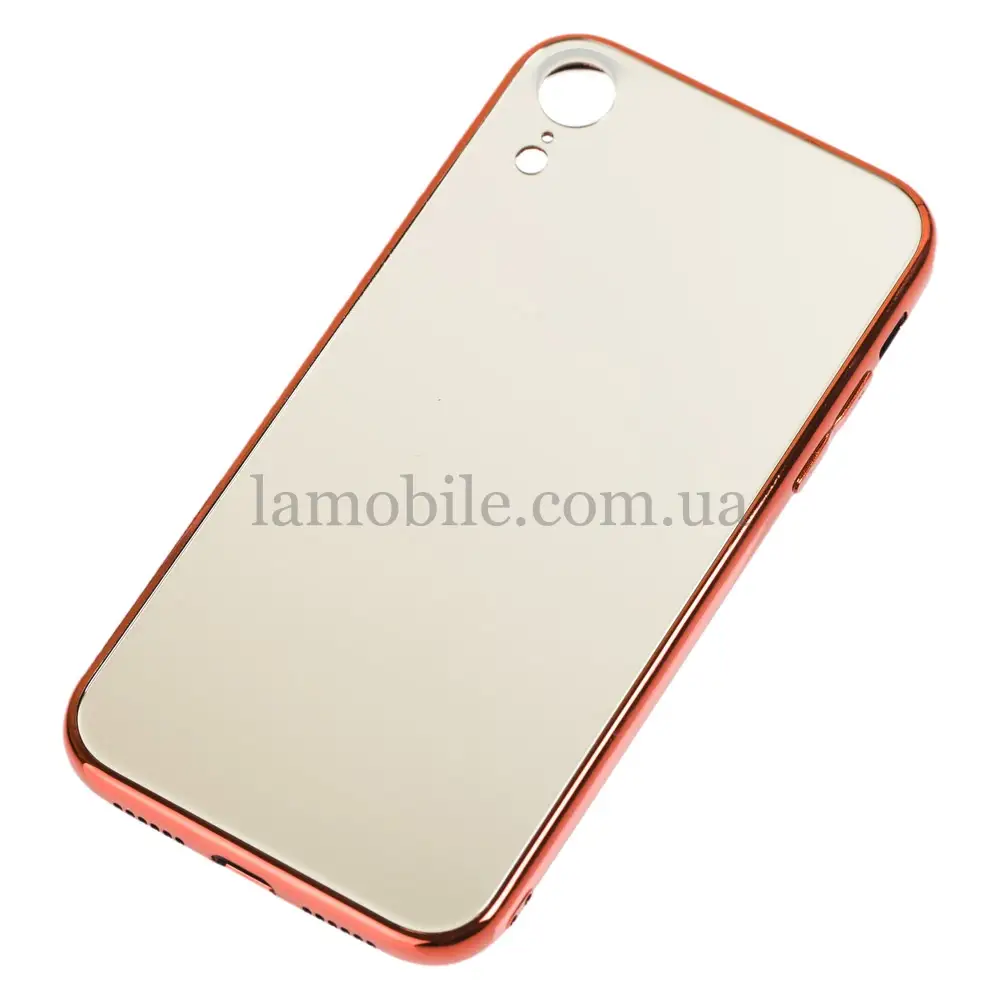 Чохол для iPhone Xr glass дзеркало "червоний"