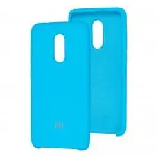 Чохол для Xiaomi Redmi 5 Silky Soft Touch блакитний
