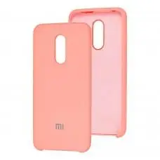 Чохол для Xiaomi Redmi 5 Plus Silky Soft Touch рожевий 2