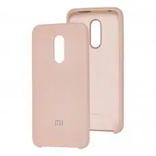 Чохол для Xiaomi Redmi 5 Plus Silky Soft Touch блідо-рожевий