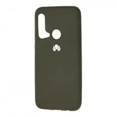 Чохол для Huawei P20 Lite 2019 Silicone Full оливковий