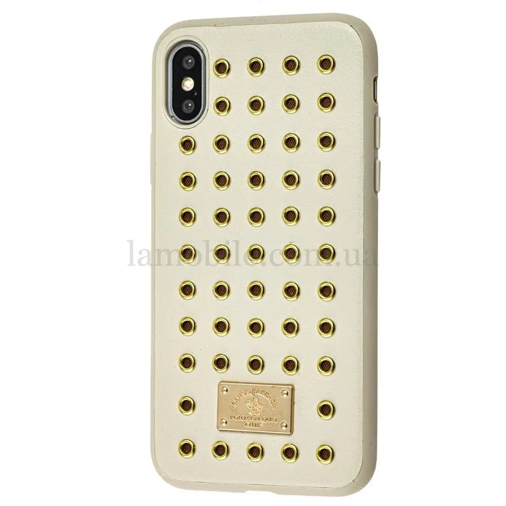 Чохол для iPhone X / Xs Polo Maverick (Leather) білий