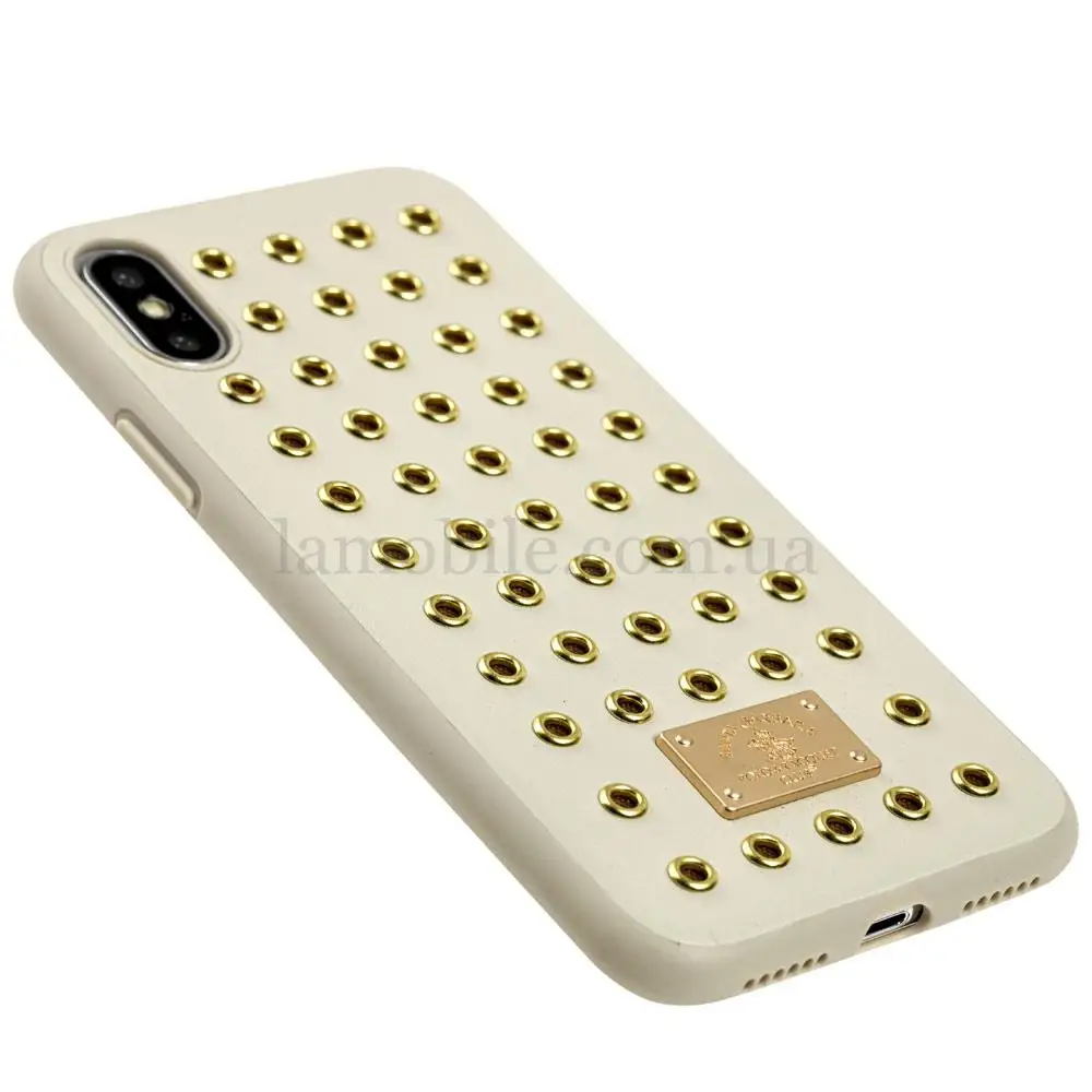 Чохол для iPhone X / Xs Polo Maverick (Leather) білий