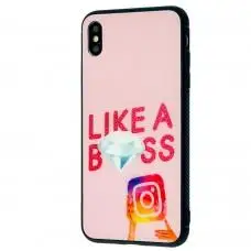 Чехол для iPhone Xs Max My style "Like a boss" 