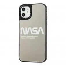 Чехол для iPhone 11 Tify Mirror Nasa зеркально-серебристый