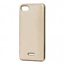 Чохол для Xiaomi Redmi 6A Silicone case (TPU) бежевий