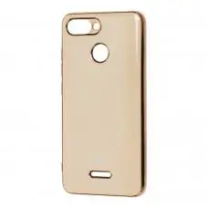 Чохол для Xiaomi Redmi 6 Silicone case (TPU) бежевий
