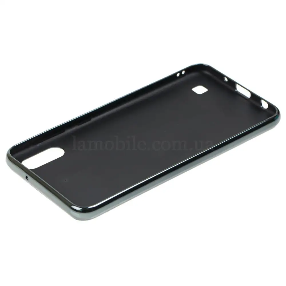 Чохол для Samsung Galaxy A10 (A105) Silicone case (TPU) темно-зелений