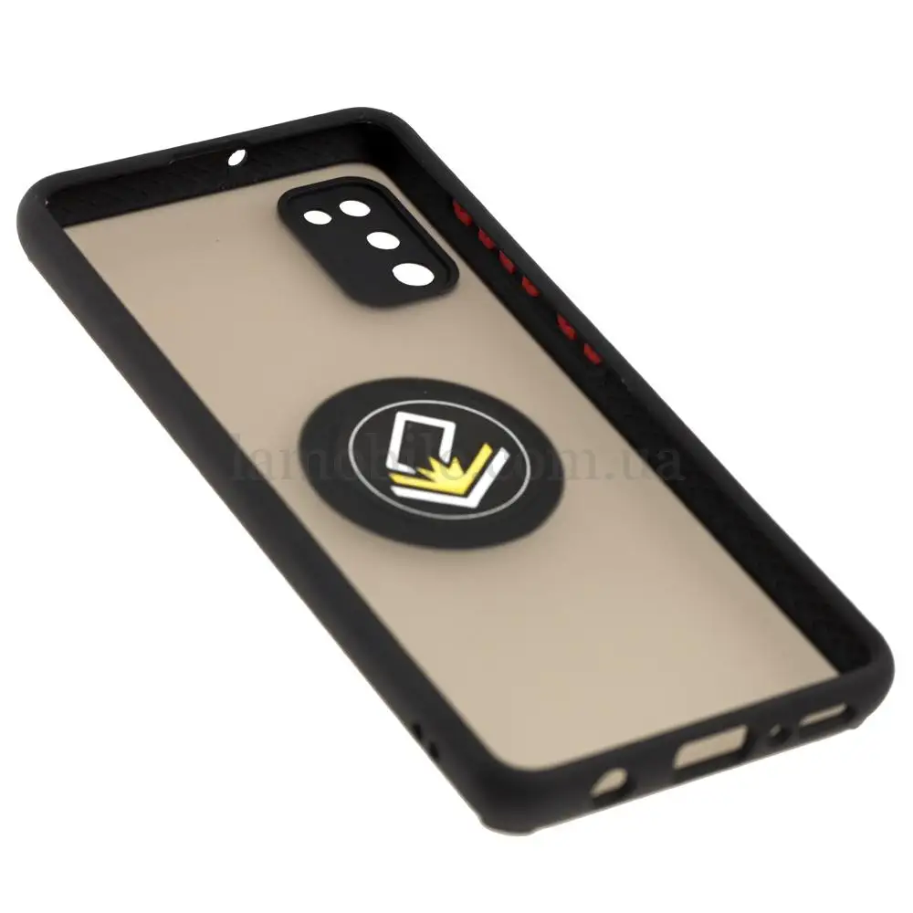 Чехол для Samsung Galaxy A41 (A415) LikGus Edging Ring черный / красный      