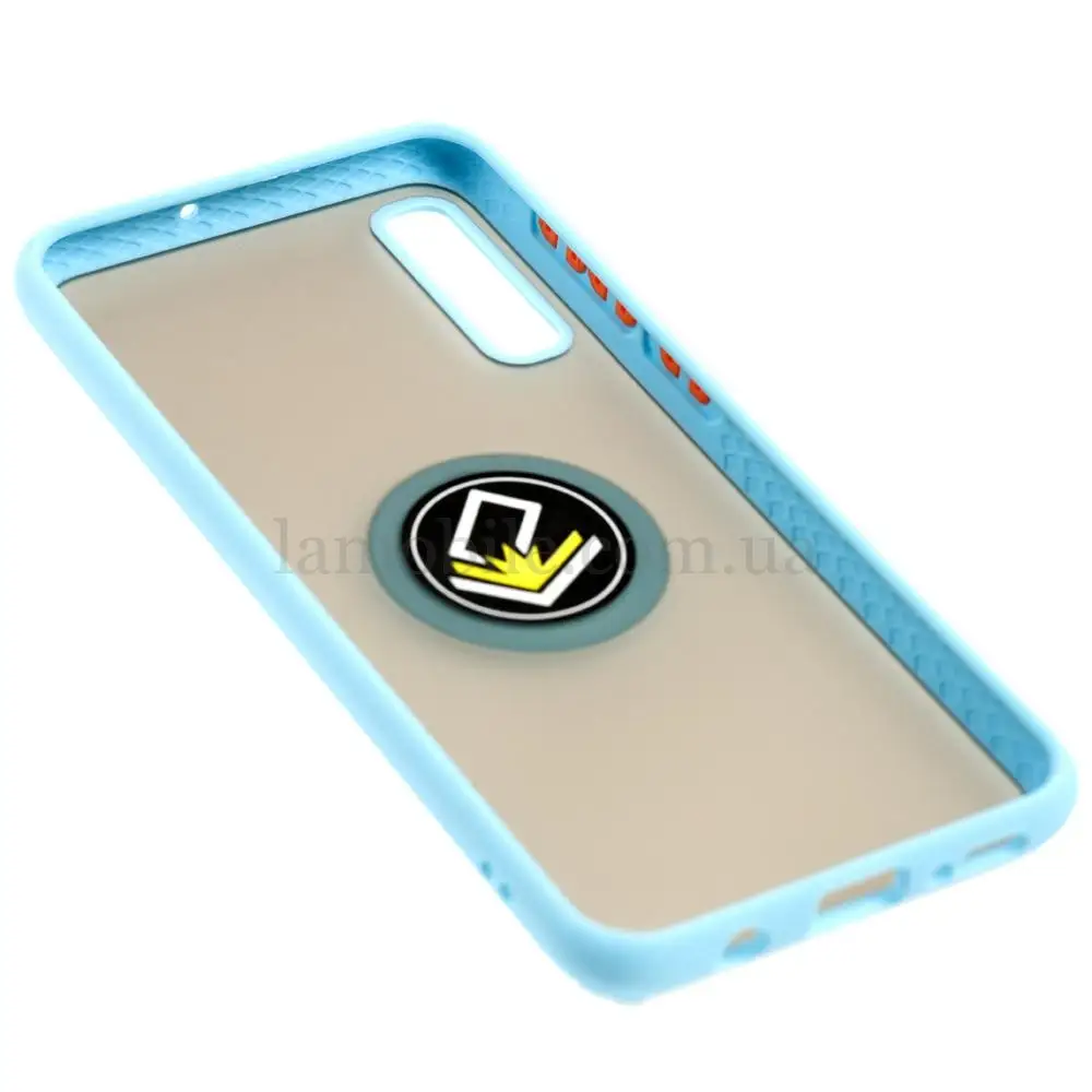 Чехол для Samsung Galaxy A50 / A50s / A30s LikGus Edging Ring бирюзовый 