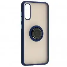 Чехол для Samsung Galaxy A70 (A705) LikGus Edging Ring синий