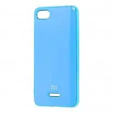 Чохол для Xiaomi Redmi 6A Silicone case (TPU) блакитний