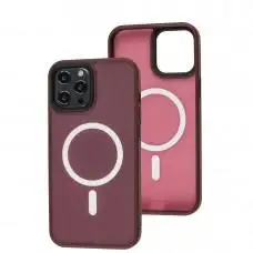 Чохол для iPhone 12 Pro Max WAVE Matte Colorful MagSafe red