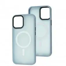 Чохол для iPhone 12 Pro Max WAVE Matte Colorful MagSafe sierra blue