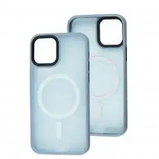 Чохол для iPhone 12/12 Pro WAVE Matte Colorful MagSafe sierra blue