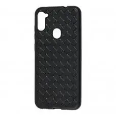 Чехол для Samsung Galaxy A11 / M11 Weaving черный