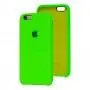 Чохол Silicone для iPhone 6 / 6s case shine green