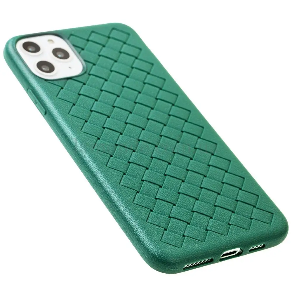 Чехол для iPhone 11 Pro Max Weaving case зеленый