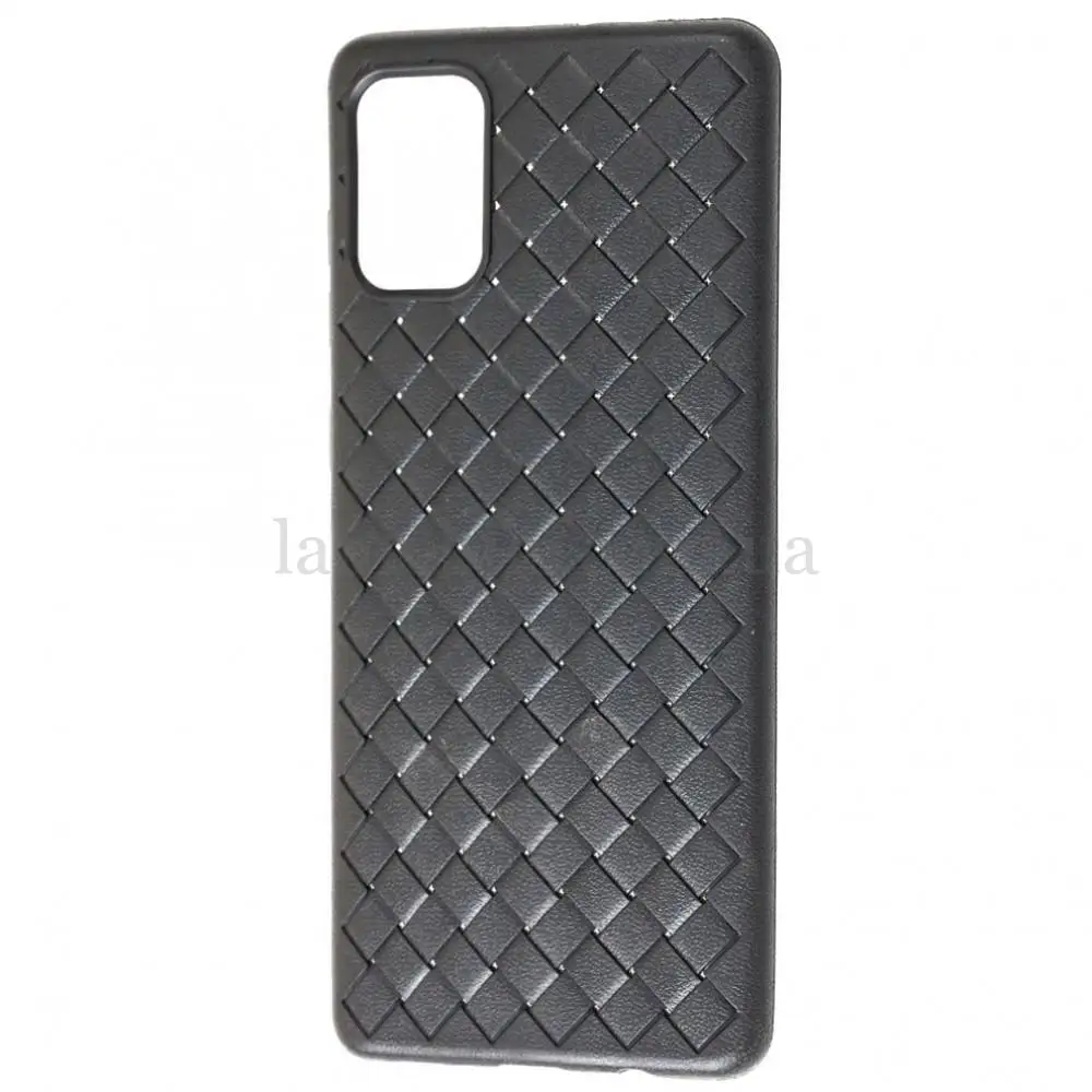 Чехол для Samsung Galaxy A71 (A715) Weaving черный