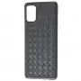 Чехол для Samsung Galaxy A71 (A715) Weaving черный