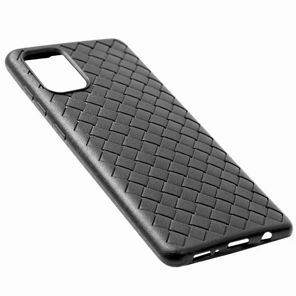 Чехол для Samsung Galaxy A71 (A715) Weaving черный