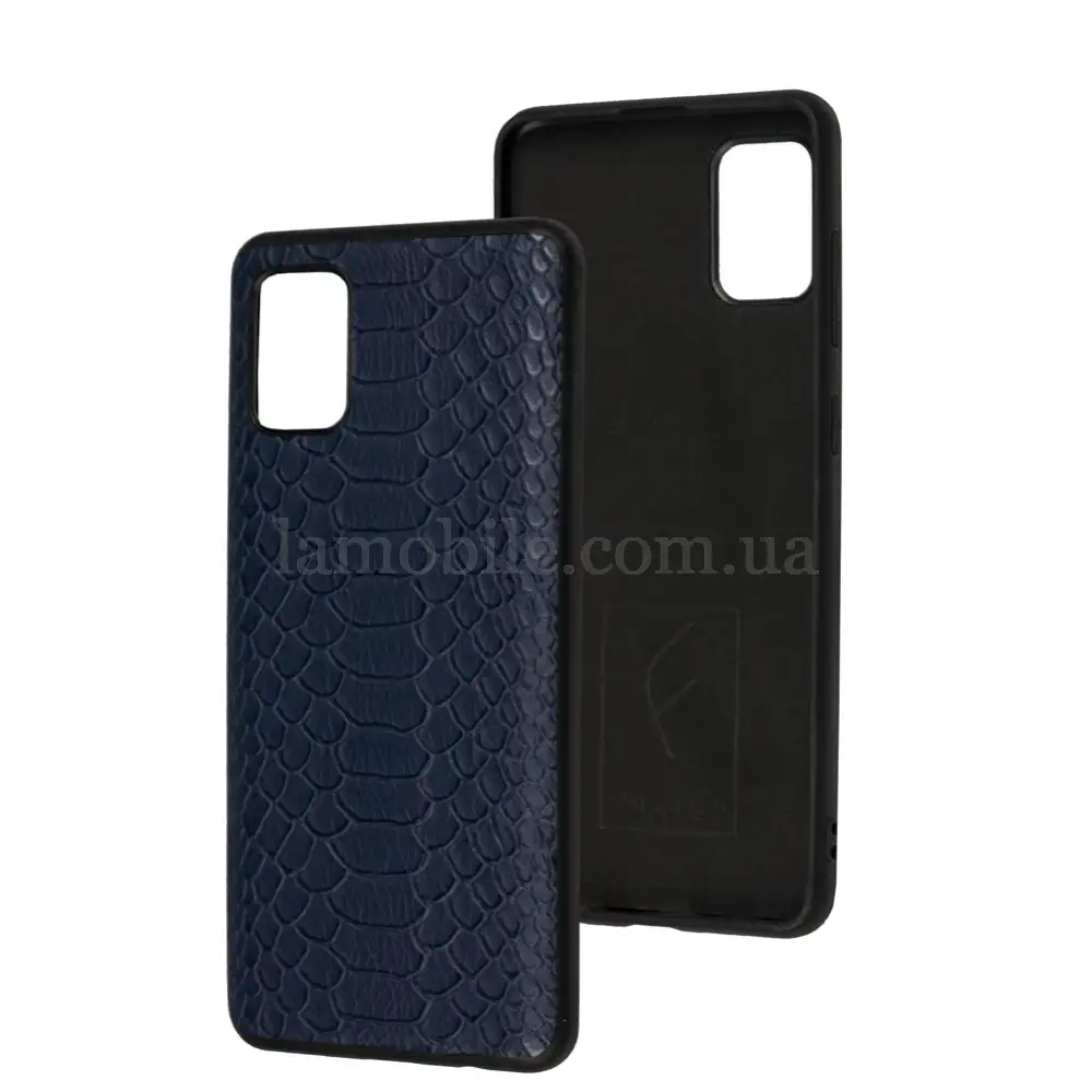 Чохол для Samsung Galaxy A31 (A315) Fibra Python blue