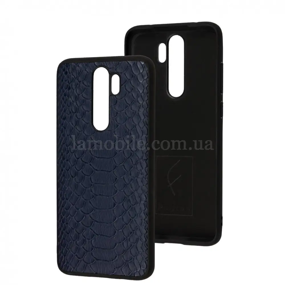 Чехол для Xiaomi Redmi Note 8 Pro Fibra Python blue