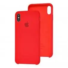 Чохол Silicone для iPhone Xs Max Premium case червоний
