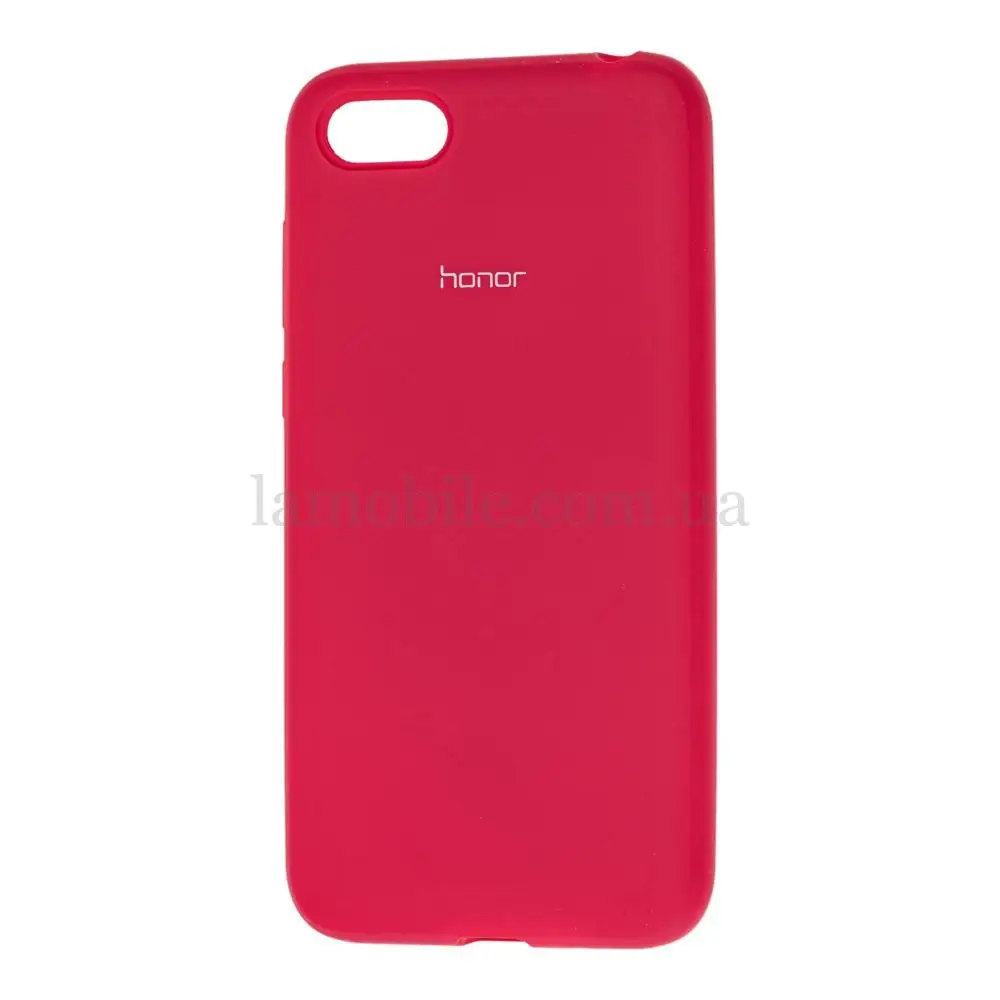 Чехол для Huawei Y5 2018 Silicone Full розово-красный 