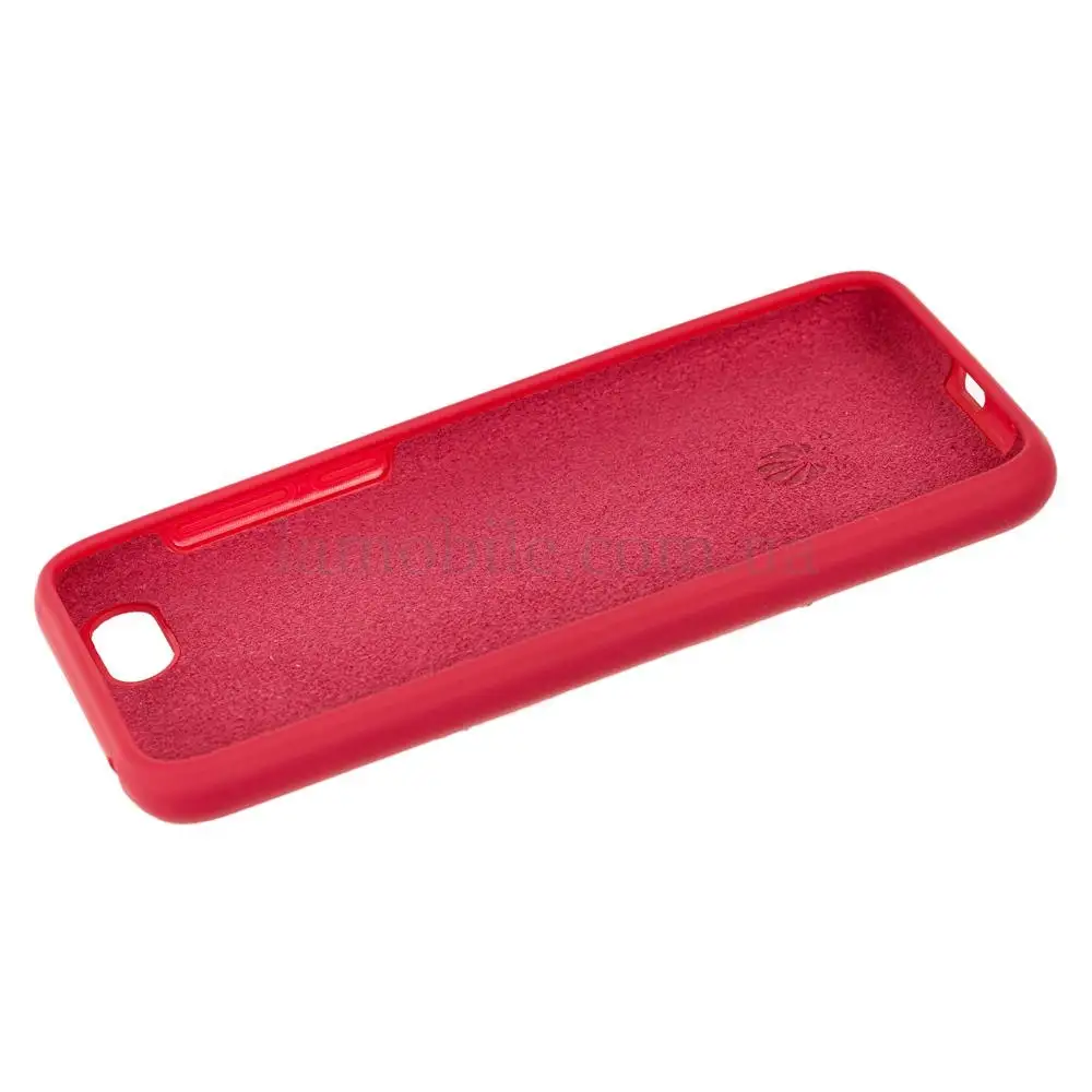 Чехол для Huawei Y5 2018 Silicone Full розово-красный 