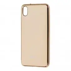 Чехол для Xiaomi Redmi 7A Silicone case (TPU) бежевый