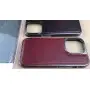 Чехол для iPhone 14 Puloka leather Lux red