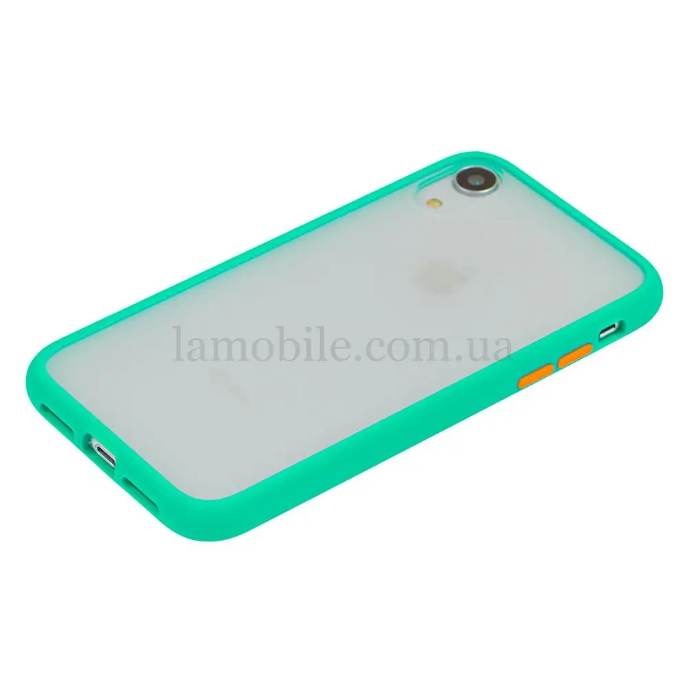 Чехол для iPhone Xr  "LikGus Maxshield" мятный