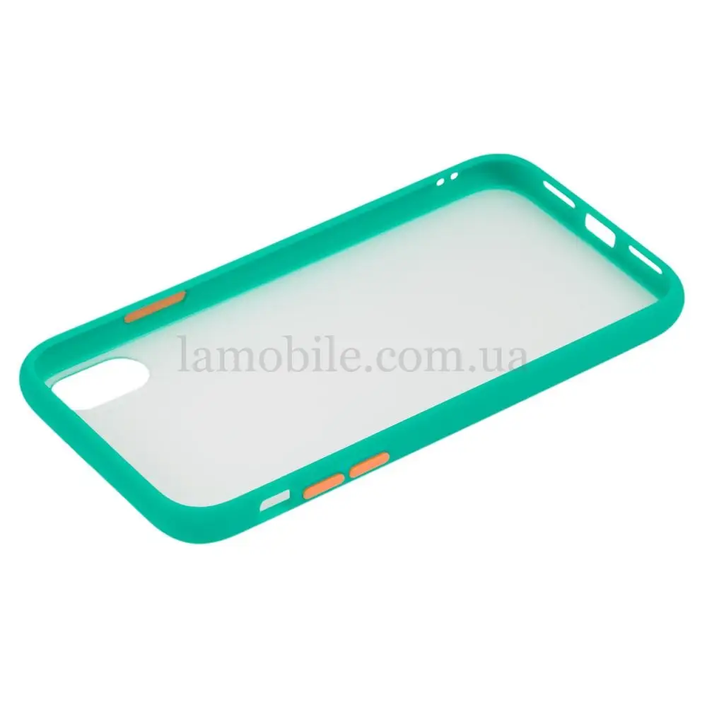 Чехол для iPhone Xr  "LikGus Maxshield" мятный